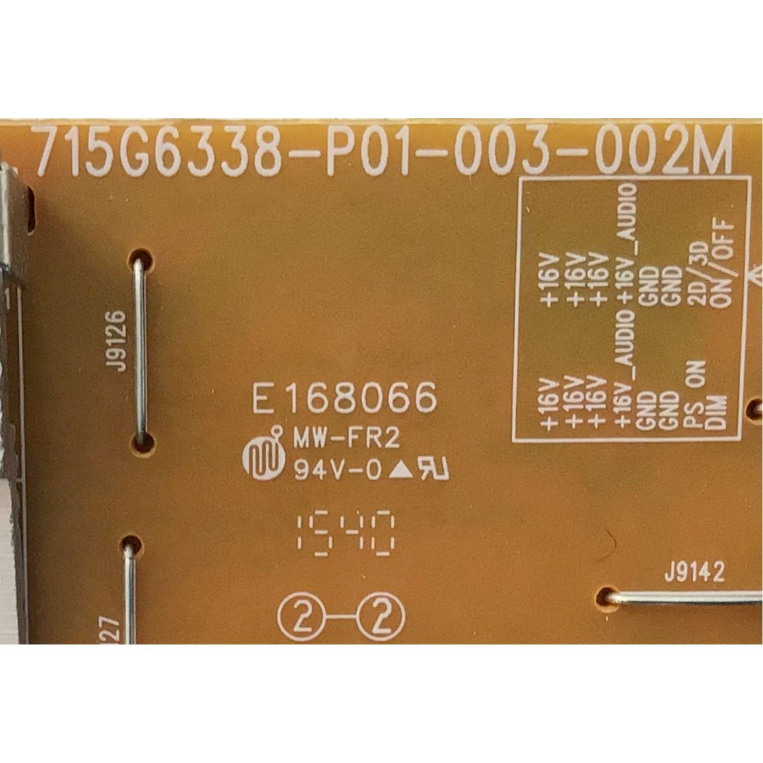 FUENTE PARA MONITOR NEC / NUMERO DE PARTE PLTVEY821XAF8 / 715G6338-P01-003-002M / (Q)PLTVEY821XAF8 / EI821XAF83224635P0115 / PANEL TPT500J1-HVN01.U REV:S600G / MODELO E505 - Imagen 3